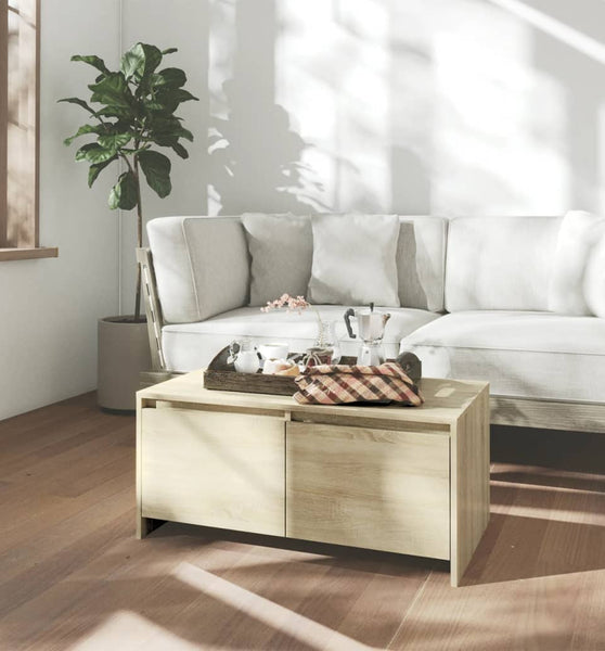 Couchtisch Sonoma-Eiche 90x50x41,5 cm Holzwerkstoff