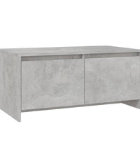 Couchtisch Betongrau 90x50x41,5 cm Holzwerkstoff