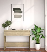 Konsolentisch Sonoma-Eiche 100x35x76,5 cm Holzwerkstoff