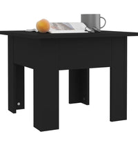 Couchtisch Schwarz 55x55x42 cm Holzwerkstoff