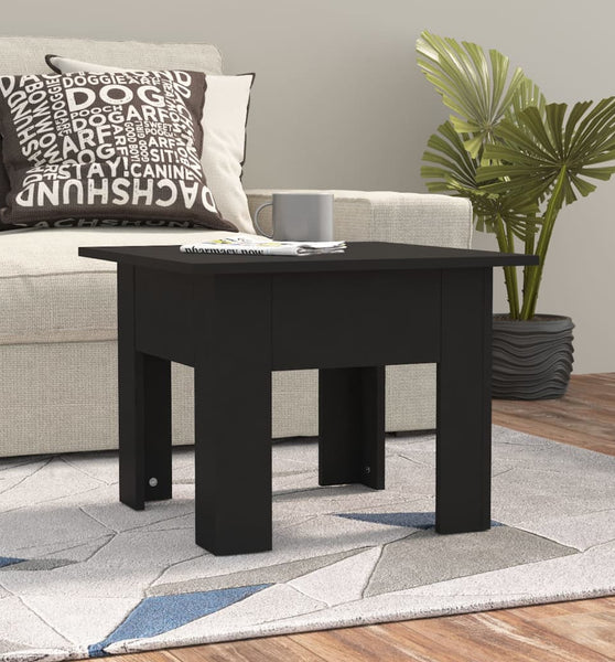 Couchtisch Schwarz 55x55x42 cm Holzwerkstoff