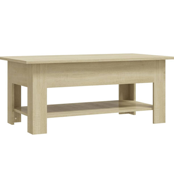 Couchtisch Sonoma-Eiche 102x55x42 cm Holzwerkstoff