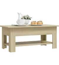 Couchtisch Sonoma-Eiche 102x55x42 cm Holzwerkstoff