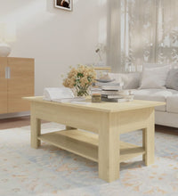 Couchtisch Sonoma-Eiche 102x55x42 cm Holzwerkstoff