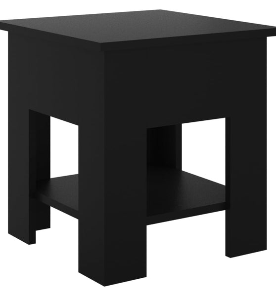 Couchtisch Schwarz 40x40x42 cm Holzwerkstoff