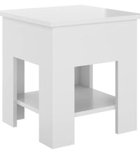 Couchtisch Hochglanz-Weiß 40x40x42 cm Holzwerkstoff