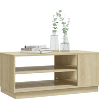 Couchtisch Sonoma-Eiche 102x55x43 cm Holzwerkstoff
