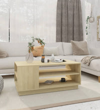 Couchtisch Sonoma-Eiche 102x55x43 cm Holzwerkstoff