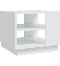 Couchtisch Weiß 55x55x43 cm Holzwerkstoff