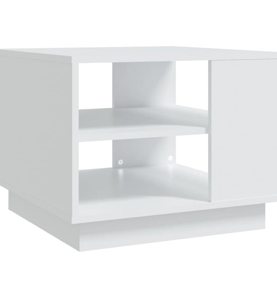 Couchtisch Weiß 55x55x43 cm Holzwerkstoff