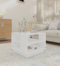 Couchtisch Weiß 55x55x43 cm Holzwerkstoff