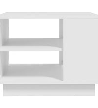 Couchtisch Weiß 55x55x43 cm Holzwerkstoff