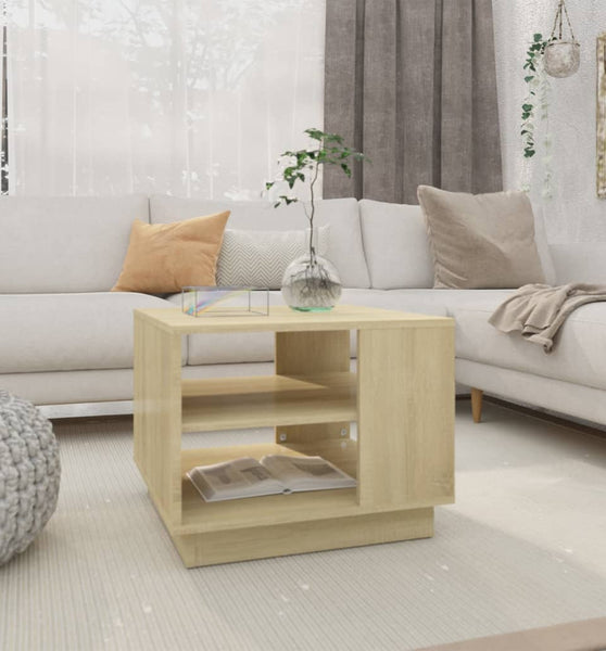 Couchtisch Sonoma-Eiche 55x55x43 cm Holzwerkstoff