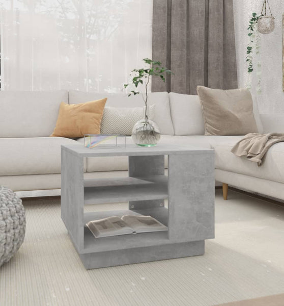 Couchtisch Betongrau 55x55x43 cm Holzwerkstoff