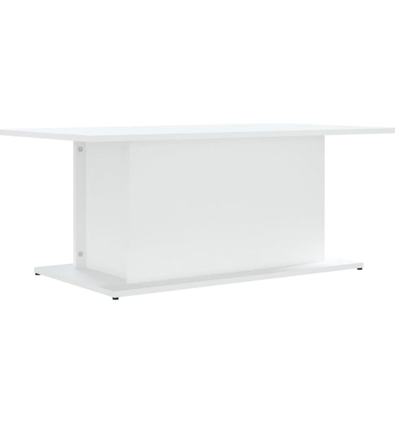 Couchtisch Weiß 102x55,5x40 cm Holzwerkstoff