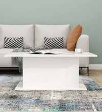 Couchtisch Weiß 102x55,5x40 cm Holzwerkstoff