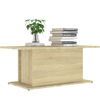 Couchtisch Sonoma-Eiche 102x55,5x40 cm Holzwerkstoff