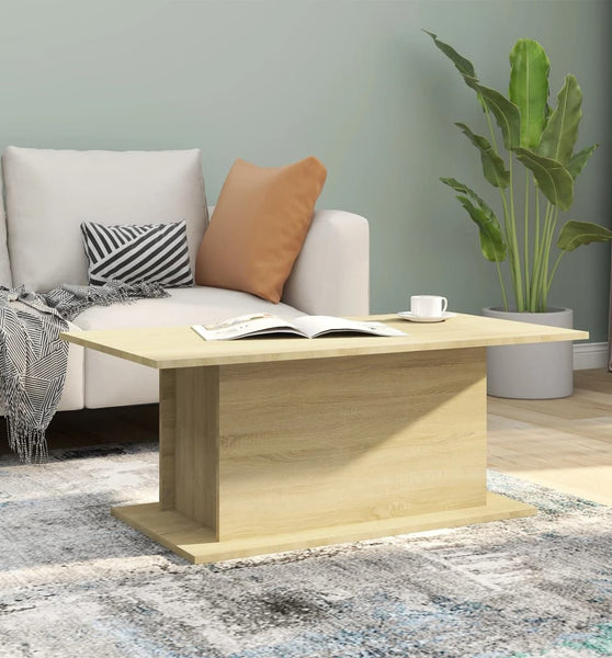 Couchtisch Sonoma-Eiche 102x55,5x40 cm Holzwerkstoff