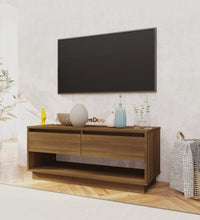 TV-Schrank Braun Eichen-Optik 102x41x44 cm Holzwerkstoff