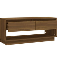 TV-Schrank Braun Eichen-Optik 102x41x44 cm Holzwerkstoff