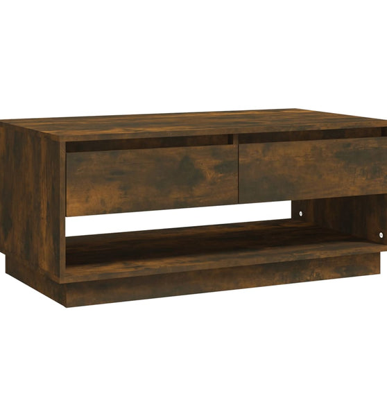 Couchtisch Räuchereiche 102,5x55x44 cm Holzwerkstoff