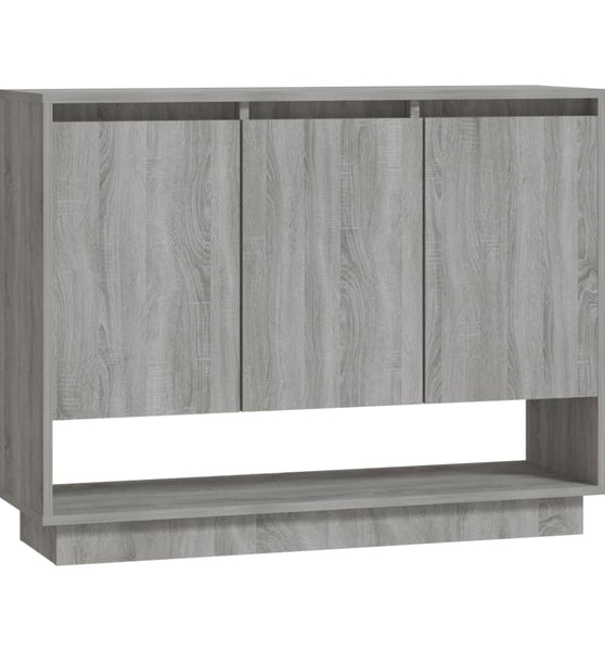 Sideboard Grau Sonoma 97x31x75 cm Holzwerkstoff