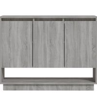 Sideboard Grau Sonoma 97x31x75 cm Holzwerkstoff