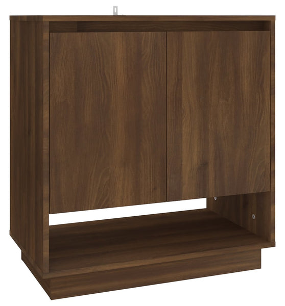Sideboard Braun Eichen-Optik 70x41x75 cm Holzwerkstoff