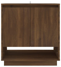 Sideboard Braun Eichen-Optik 70x41x75 cm Holzwerkstoff