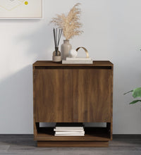 Sideboard Braun Eichen-Optik 70x41x75 cm Holzwerkstoff