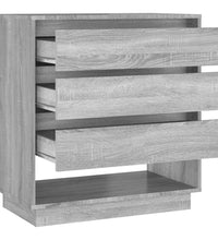 Sideboard Grau Sonoma 70x41x75 cm Holzwerkstoff