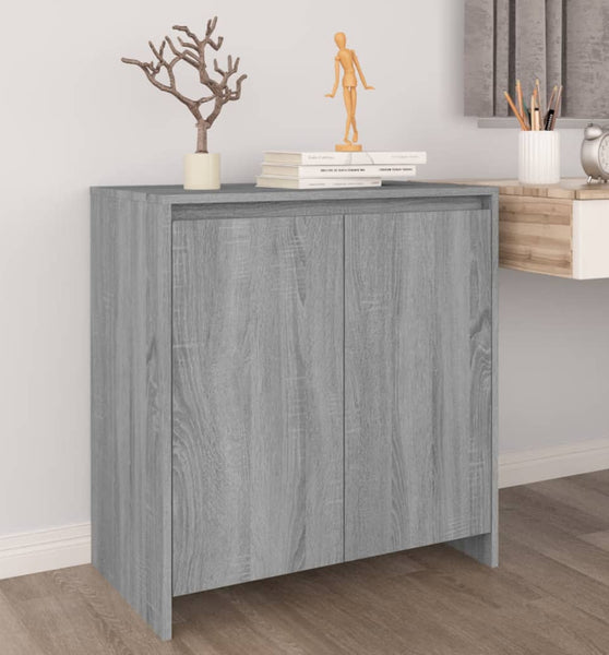 Sideboard Grau Sonoma 70x41x75 cm Holzwerkstoff