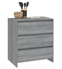 Sideboard Grau Sonoma 70x41x75 cm Holzwerkstoff