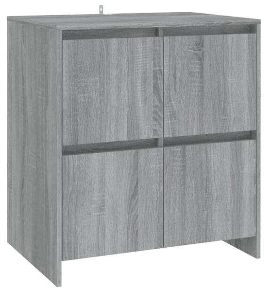 Sideboard Grau Sonoma 70x41x75 cm Holzwerkstoff