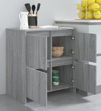 Sideboard Grau Sonoma 70x41x75 cm Holzwerkstoff