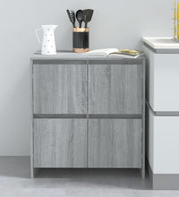 Sideboard Grau Sonoma 70x41x75 cm Holzwerkstoff