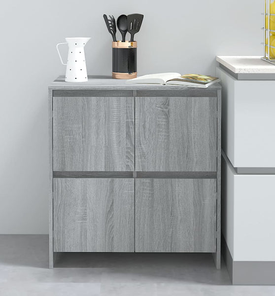 Sideboard Grau Sonoma 70x41x75 cm Holzwerkstoff