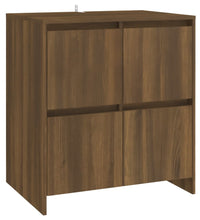 Sideboard Braun Eichen-Optik 70x41x75 cm Holzwerkstoff