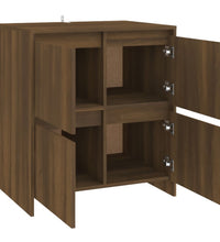 Sideboard Braun Eichen-Optik 70x41x75 cm Holzwerkstoff