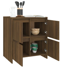 Sideboard Braun Eichen-Optik 70x41x75 cm Holzwerkstoff