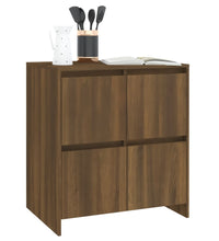 Sideboard Braun Eichen-Optik 70x41x75 cm Holzwerkstoff