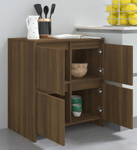 Sideboard Braun Eichen-Optik 70x41x75 cm Holzwerkstoff