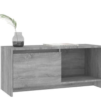 TV-Schrank Grau Sonoma 90x35x40 cm Holzwerkstoff