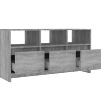 TV-Schrank Grau Sonoma 102x37,5x52,5 cm Holzwerkstoff