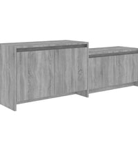 TV-Schrank Grau Sonoma 146,5x35x50 cm Holzwerkstoff