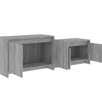 TV-Schrank Grau Sonoma 146,5x35x50 cm Holzwerkstoff