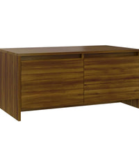 Couchtisch Braun Eichen-Optik 90x50x41,5 cm Holzwerkstoff