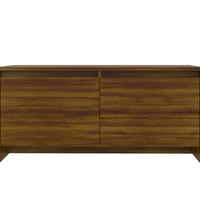 Couchtisch Braun Eichen-Optik 90x50x41,5 cm Holzwerkstoff