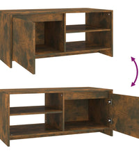 Couchtisch Räuchereiche 102x50x45 cm Holzwerkstoff