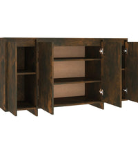 Sideboard Räuchereiche 135x41x75 cm Holzwerkstoff